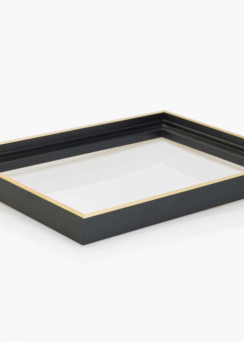 VASSOIO - QUADRATO - 20x20 cm - ORO-NERO