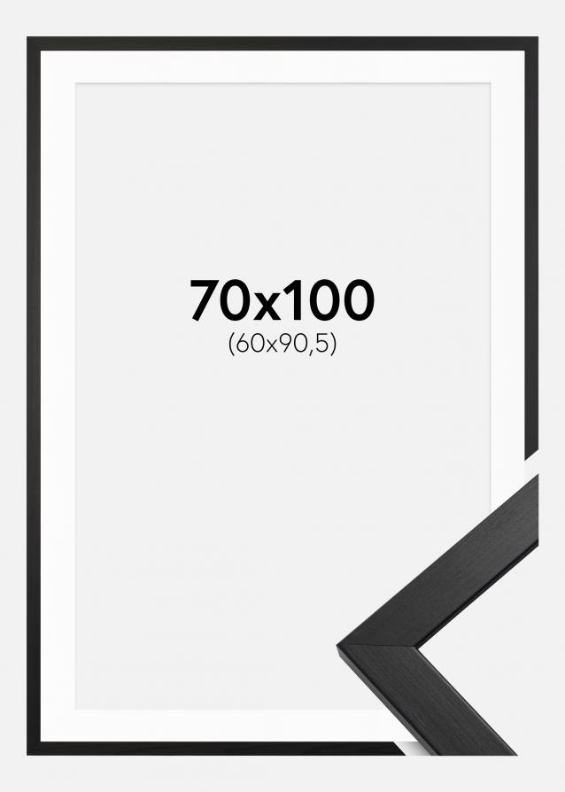 Cornice Stilren Nero 70x100 cm - Passe-partout Bianco 61x91,5 cm