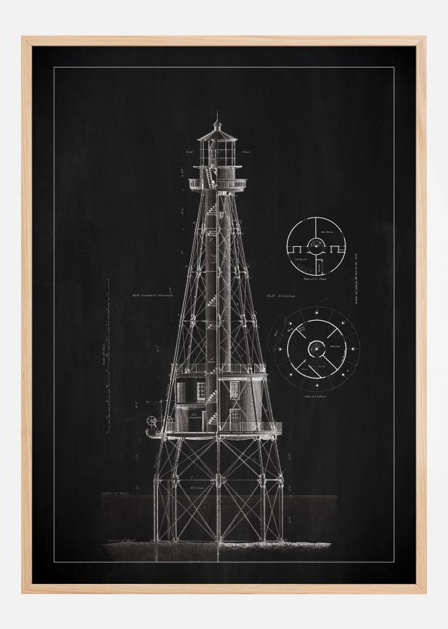 Lavagna - Faro - Ship Shoal Lighthouse Poster