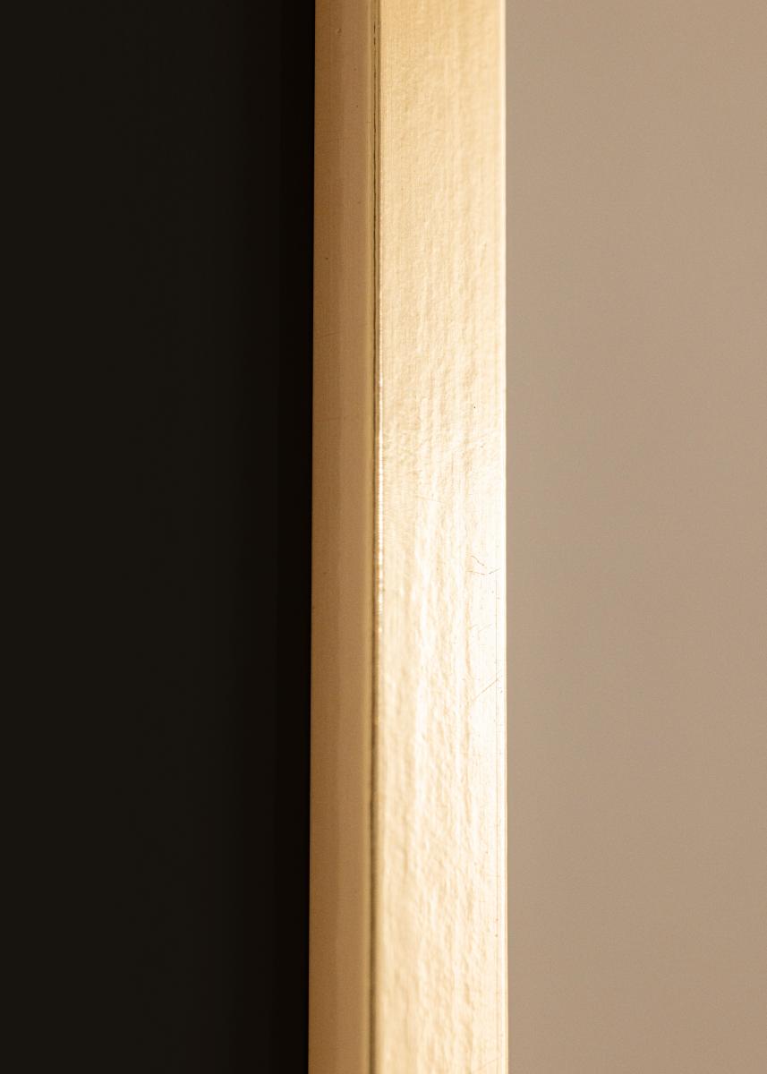 Acquista Cornice Visby Finitura brillante Oro 40x50 cm - Passe-partout Nero  27,5x37 cm qui 