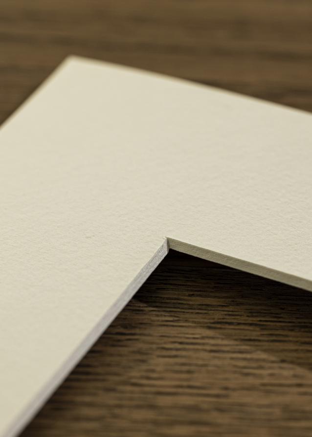 Passe-partout Bianco Standard (Bordo interno bianco) 28x28 cm (16,78x16,78)