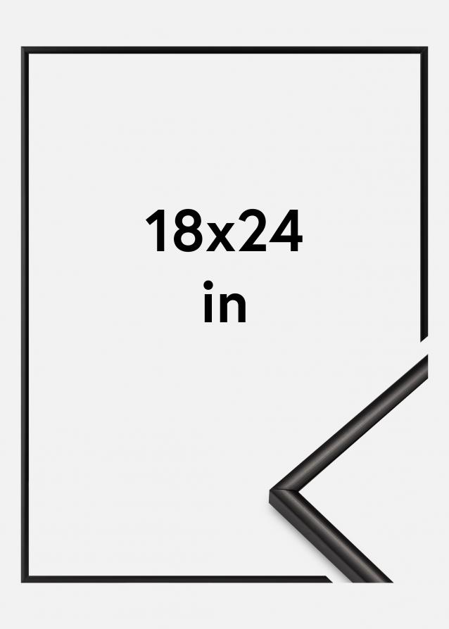 Cornice Scandi Vetro acrilico Nero opaco 18x24 inches (45,72x60,96 cm)