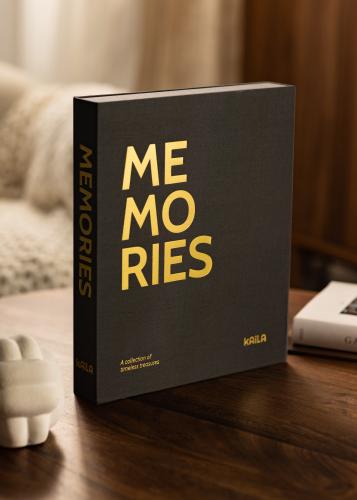 Acquista KAILA MEMORIES Black - Coffee Table Photo Album (60 Pagine nere / 30  fogli) qui 