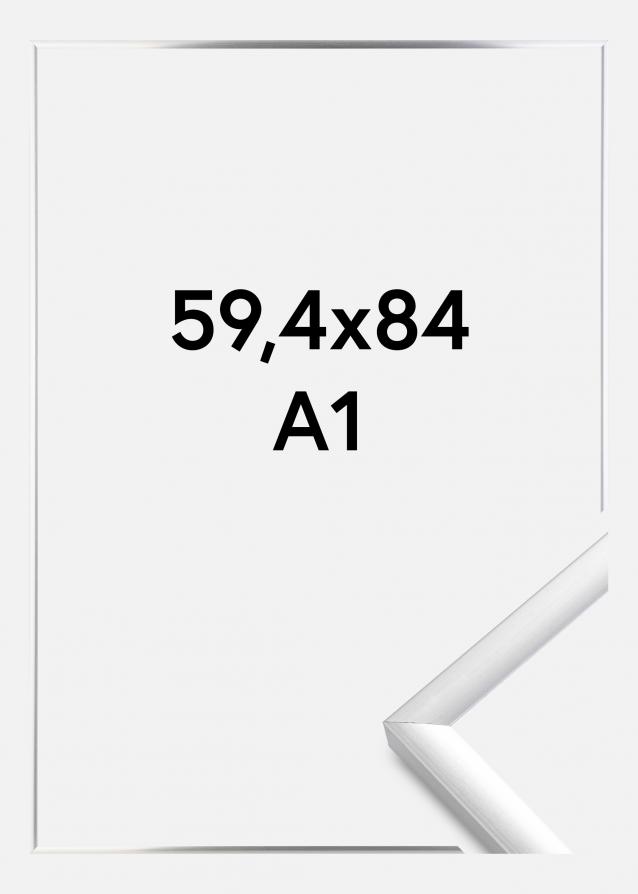 Cornice New Lifestyle Vetro acrilico Argento 59,4x84 cm (A1)