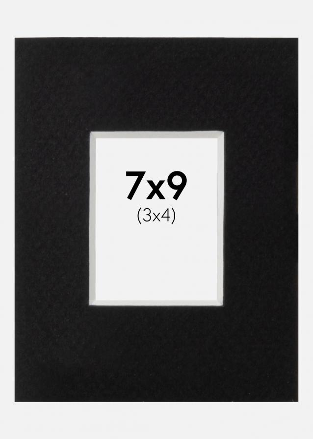 Passe-partout Canson Nero (Bordo interno bianco) 7x9 cm (3x4)