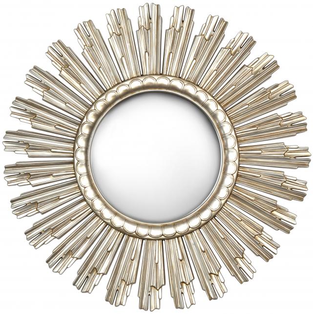 Specchio Sundial Champagne Oro 90 cm ø