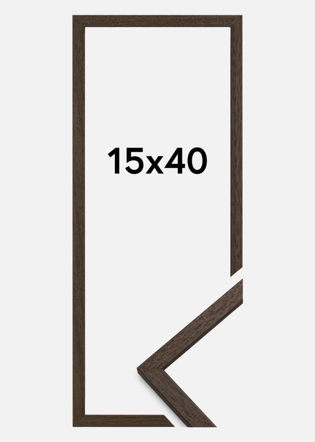 Cornice Edsbyn Vetro acrilico Noce 15x40 cm