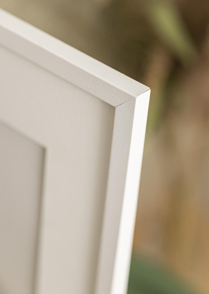 Cornice Edsbyn Bianco 28x34 cm - Passepartout Bianco 18x21 cm