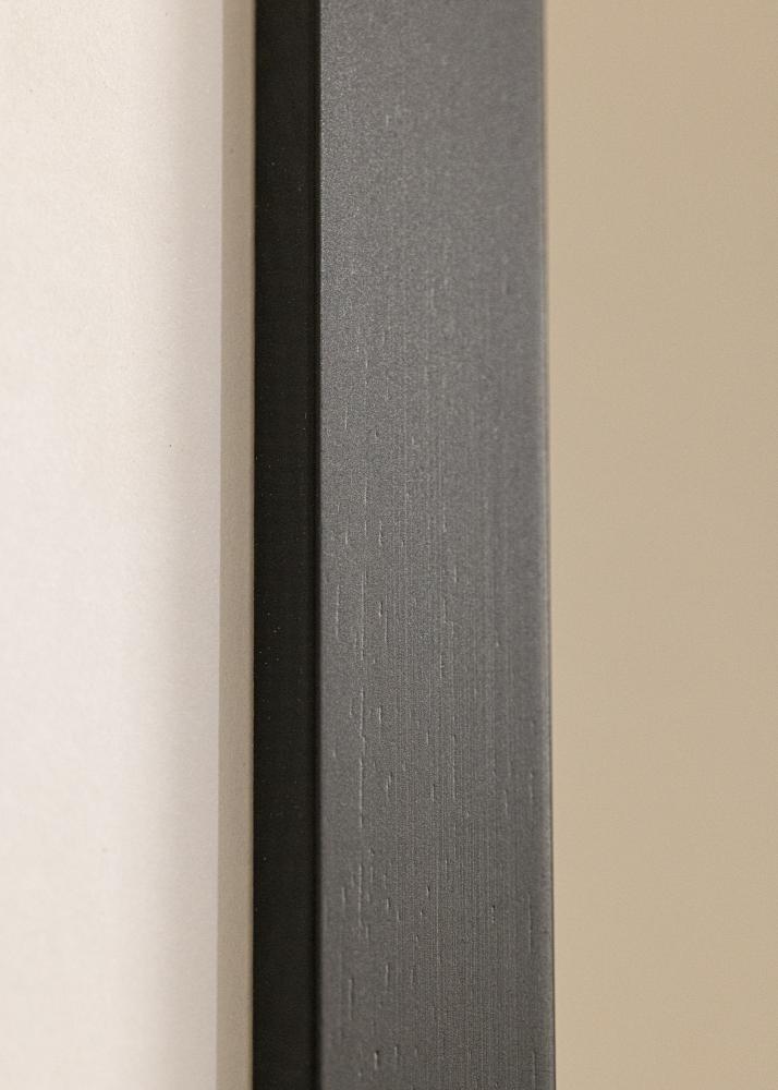 Cornice nero legna 60x85 cm - passe-partout Bianco 50x76 cm