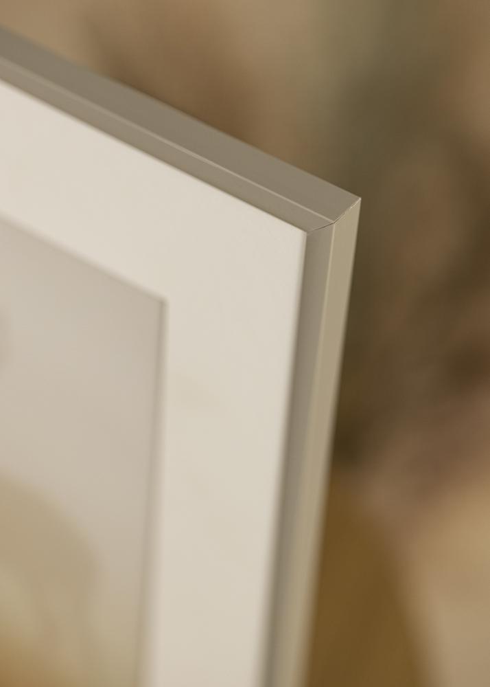 Cornice New Lifestyle grigio terra 13x18 cm - passe-partout Bianco 3,5x5 inches