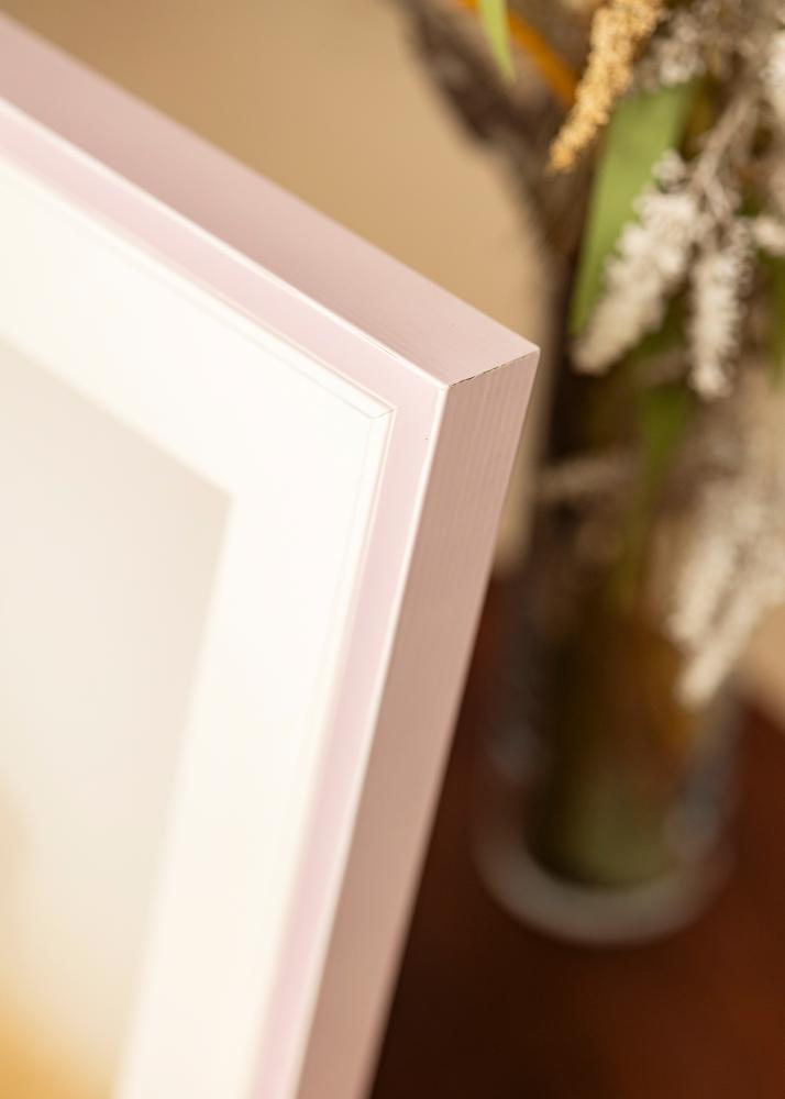 Cornice Diana Pink 30x40 cm - Passepartout Bianco 20x30 cm