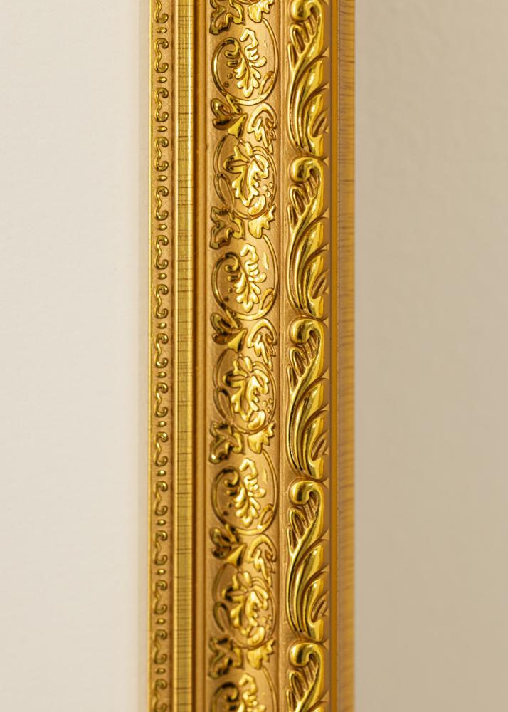 Cornice Ornate Oro 40x50 cm - Passepartout Bianco 30x40 cm