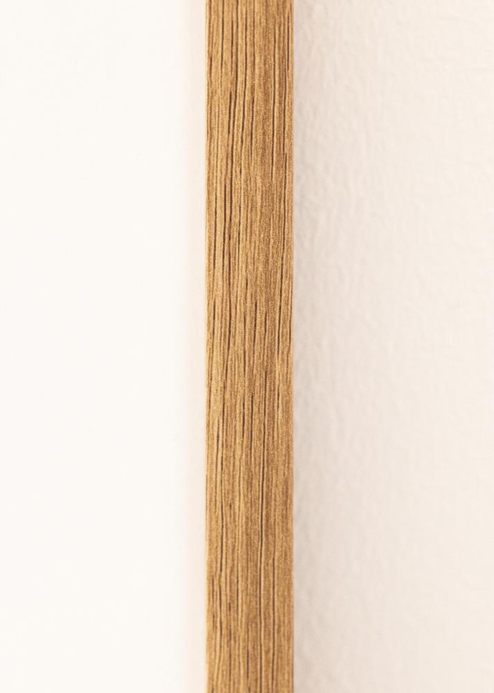 Cornice Modern Teak 40x50 cm - Passepartout Bianco 30x40 cm