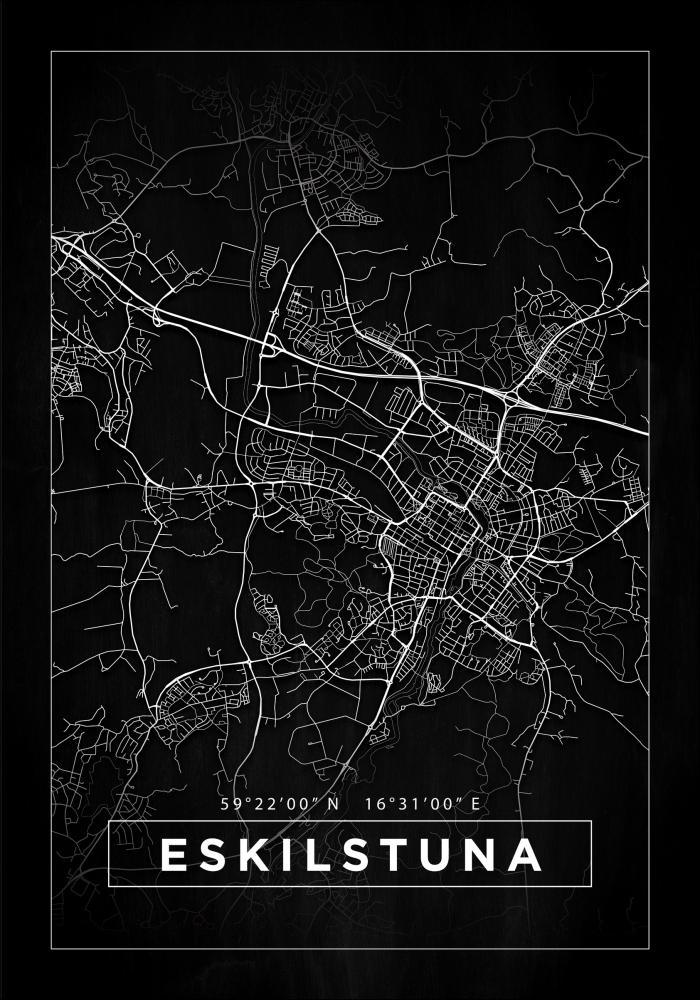 Mappa - Eskilstuna - Poster nero