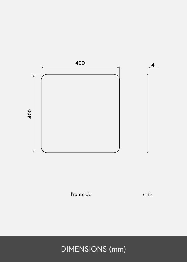 KAILA Specchio Square 40x40 cm