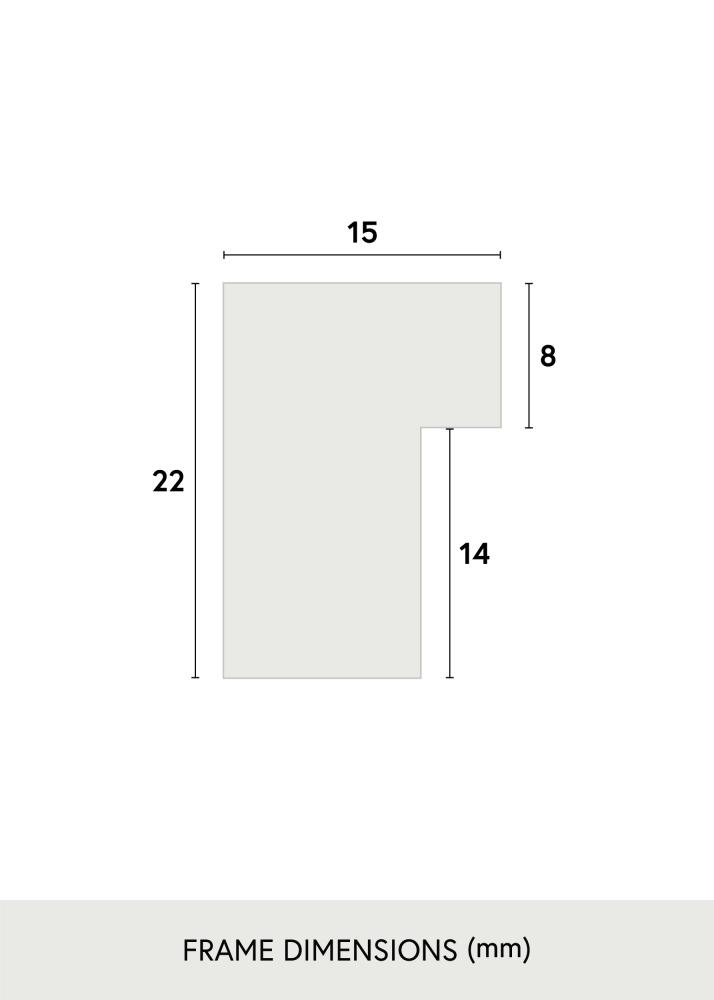 Cornice Exklusiv Bianco 20x20 cm