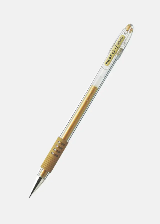 Pilot G1 Grip Penna per album Oro - 1 mm