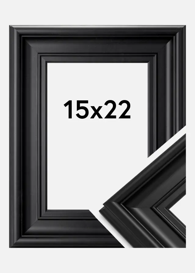 Cornice Mora Premium Nero 15x22 cm