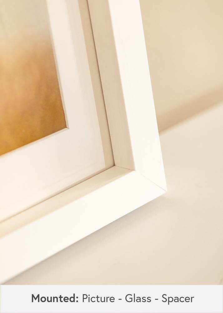 Cornice Boxholm Bianco - Dimensioni personalizzabili