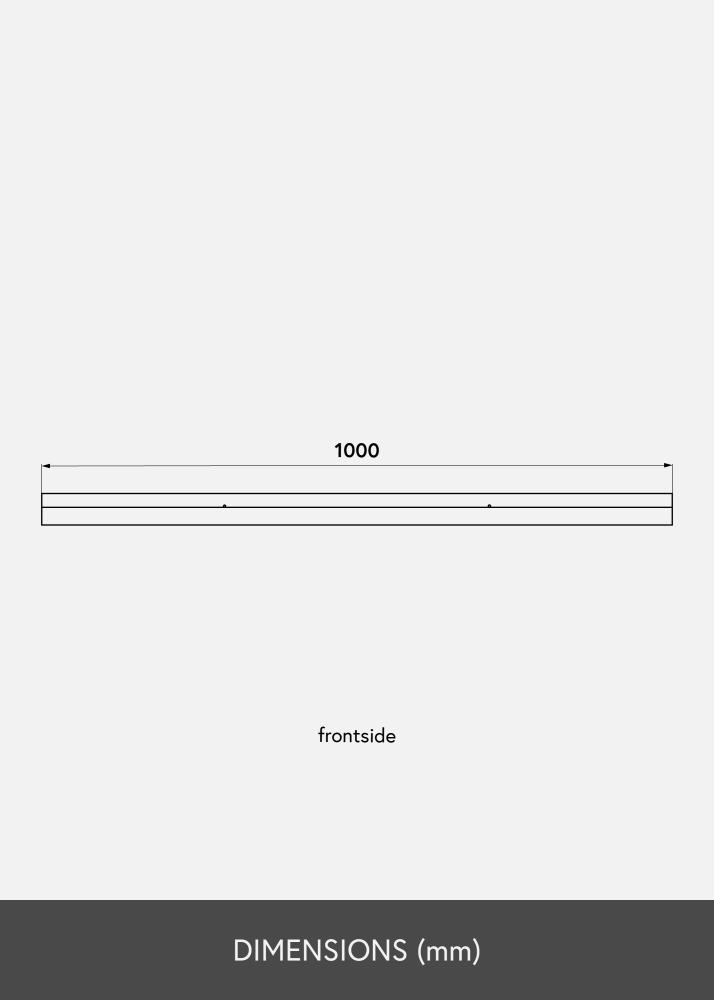 Mensola per quadri Rovere 100 cm