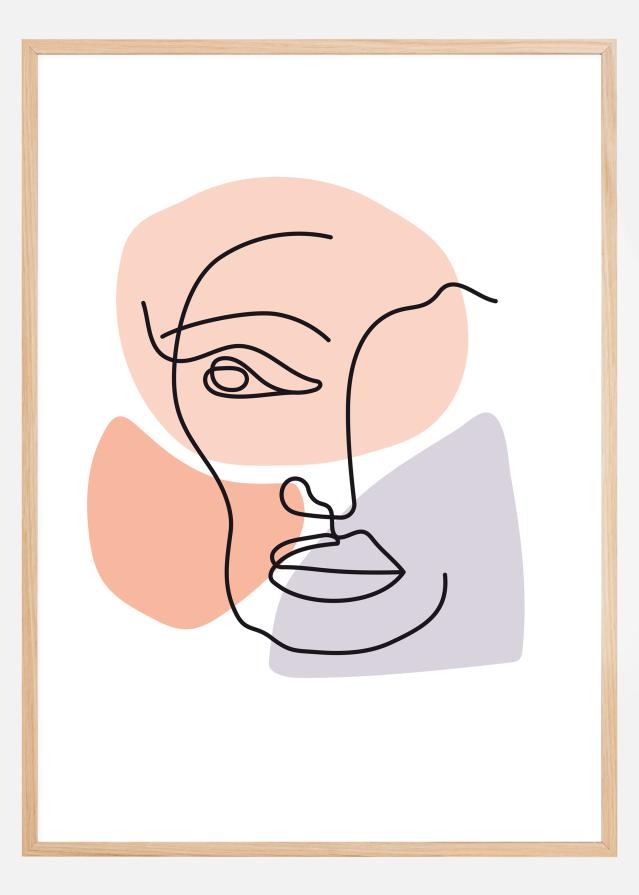 Abstract Face Multi Poster