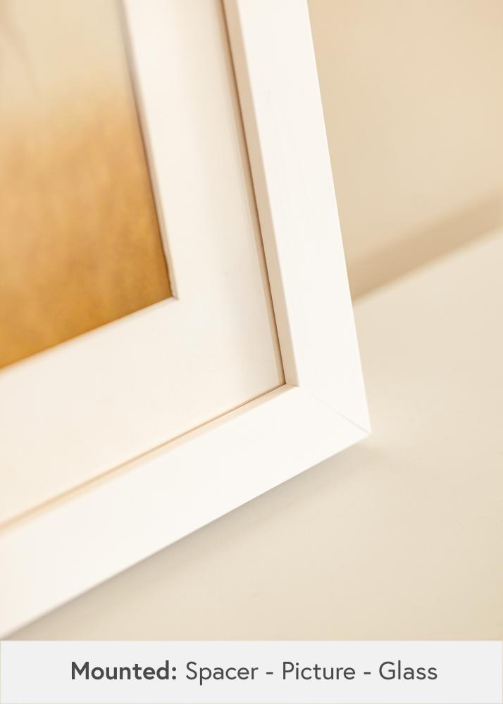 Cornice Boxholm Bianco - Dimensioni personalizzabili