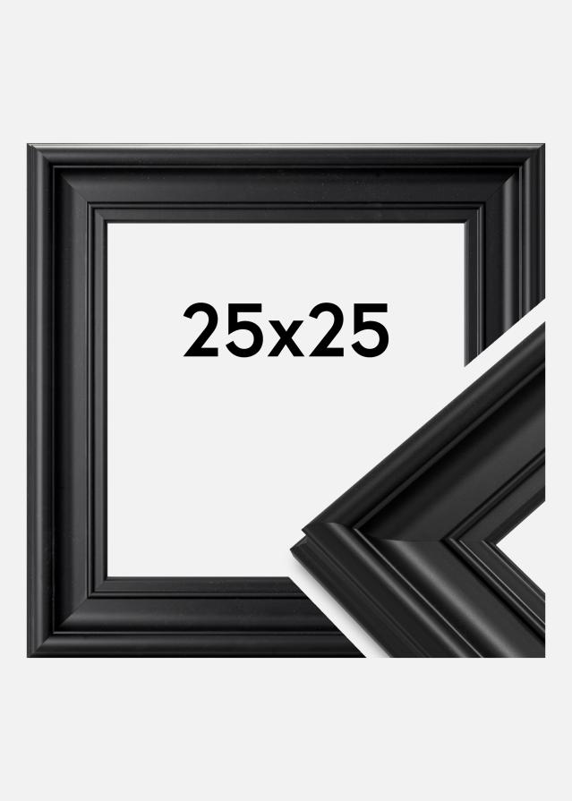 Cornice Mora Premium Vetro acrilico Nero 25x25 cm