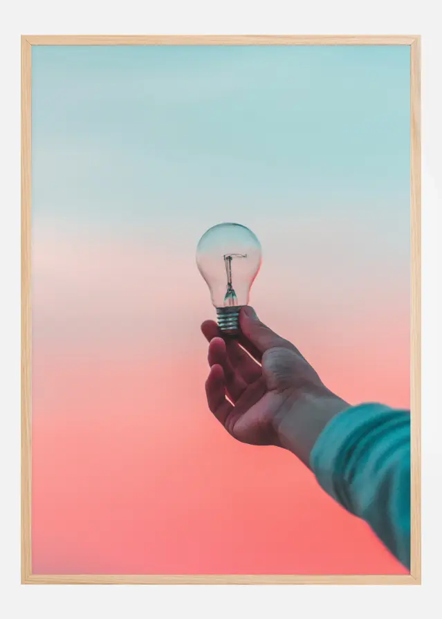 Light Bulb Poster