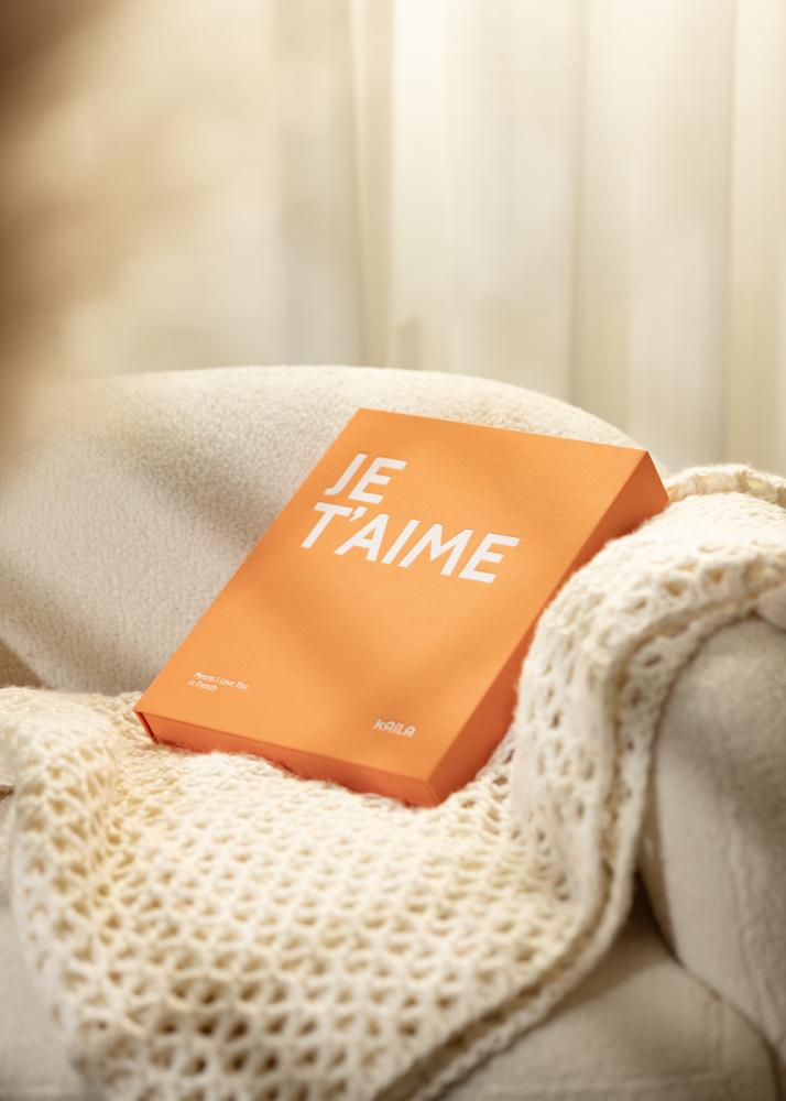 KAILA JE T'AIME - Coffee Table Photo Album (60 Pagine nere / 30 fogli)