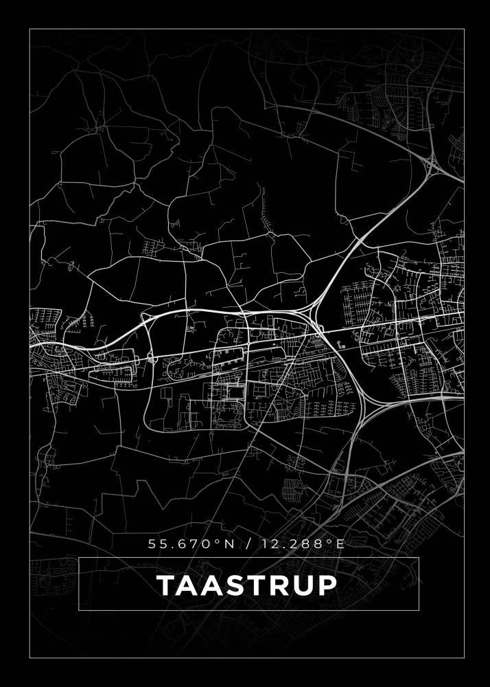 Mappa - Taastrup - Poster nero