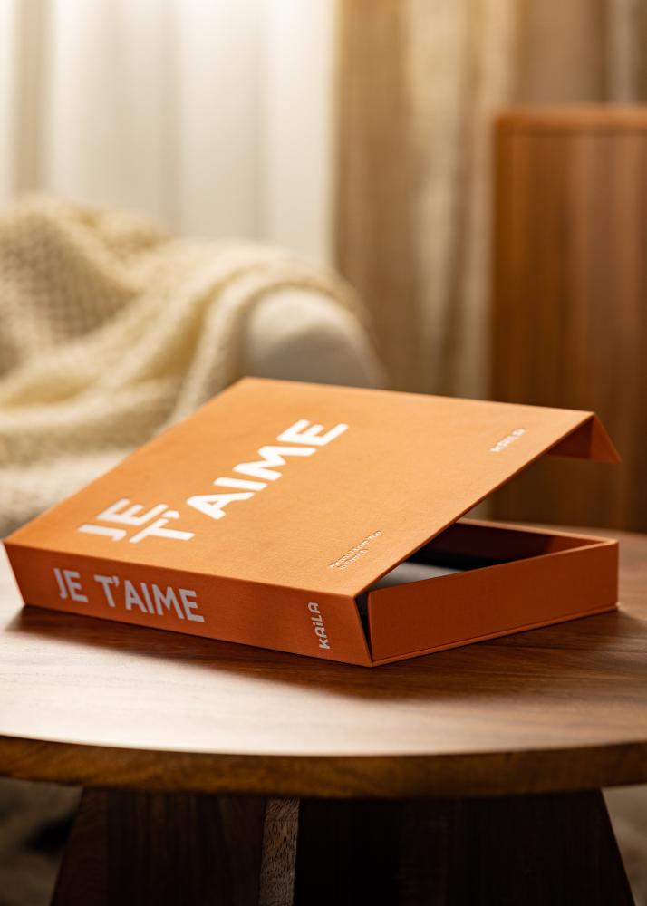 KAILA JE T'AIME - Coffee Table Photo Album (60 Pagine nere / 30 fogli)