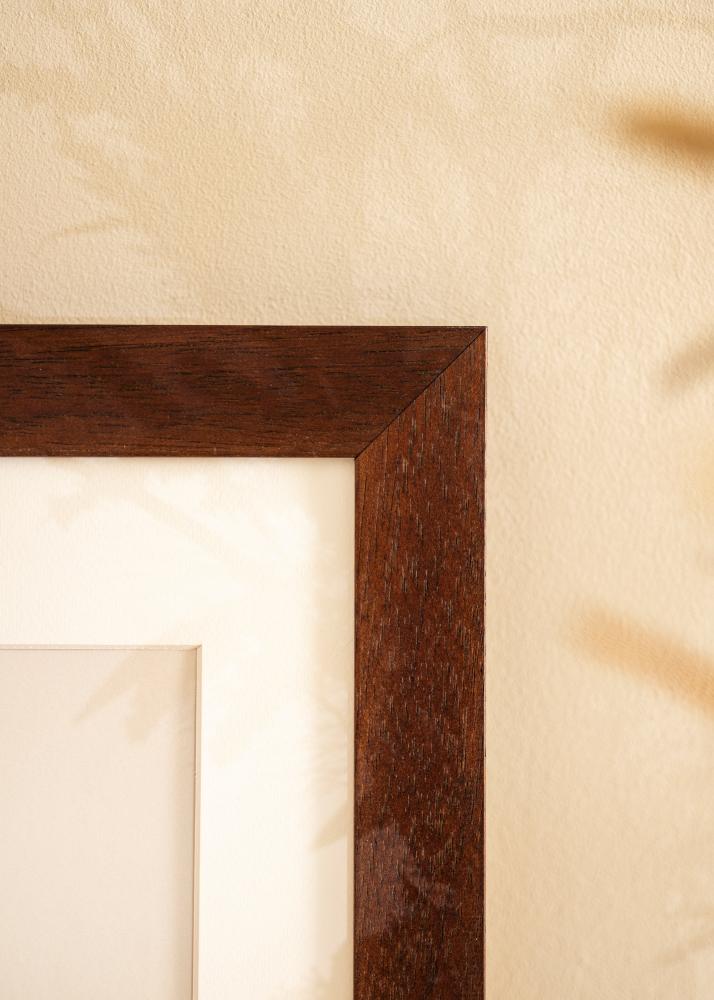 Cornice Juno Vetro Acrilico Teak 60x70 cm