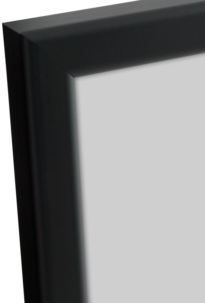 Cornice Slim Opaco Vetro antiriflesso Nero 9x12 cm