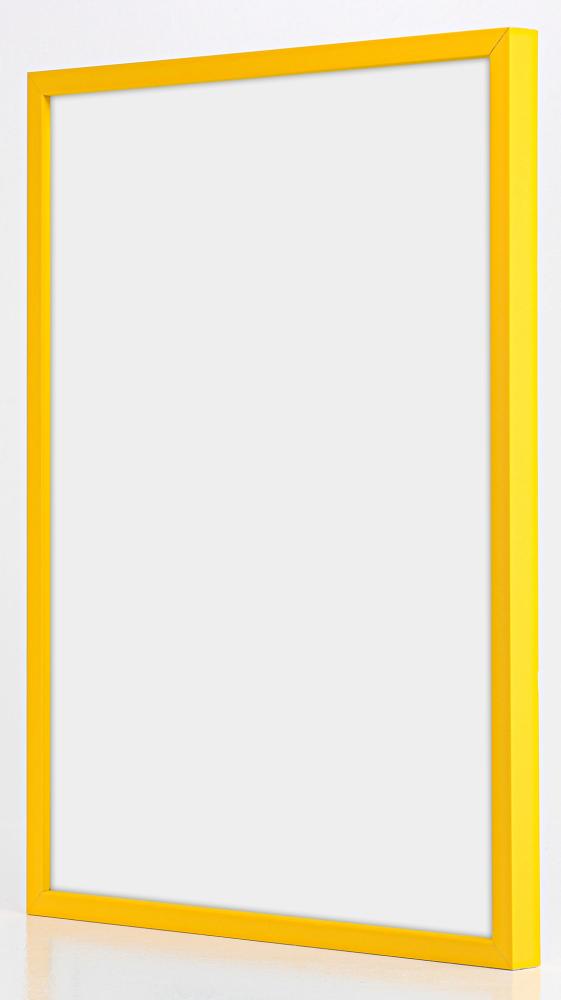 Cornice E-Line Giallo 50x70 cm - Passe-partout Bianco 40x60 cm