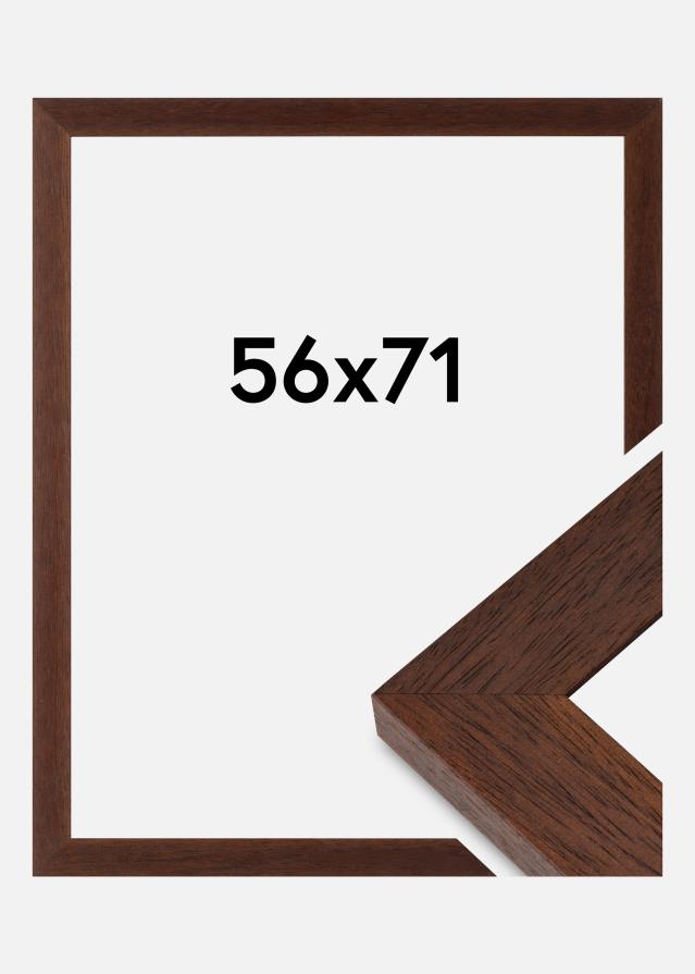 Cornice Juno Vetro Acrilico Teak 56x71 cm