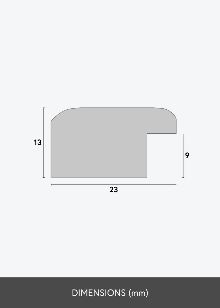 Cornice Dorset Rosa - Dimensioni personalizzabili