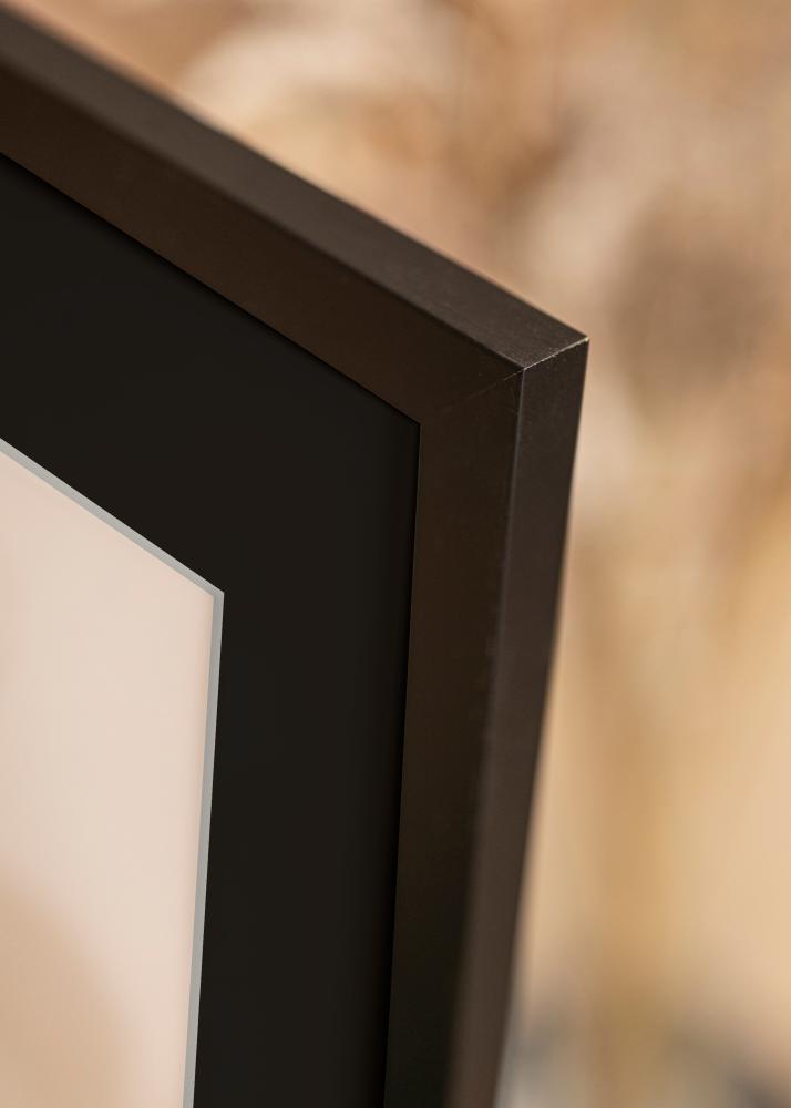 Cornice Black Wood 70x90 cm - Passe-partout Nero 24x30 inches