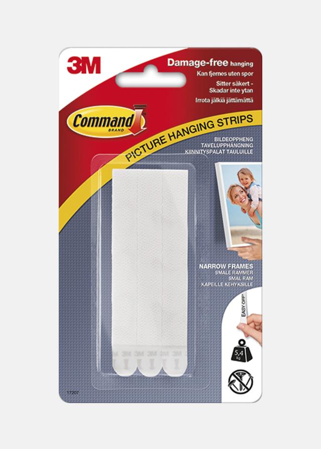 3M Command Narrow Ganci per quadri Bianco - 5,4 kg