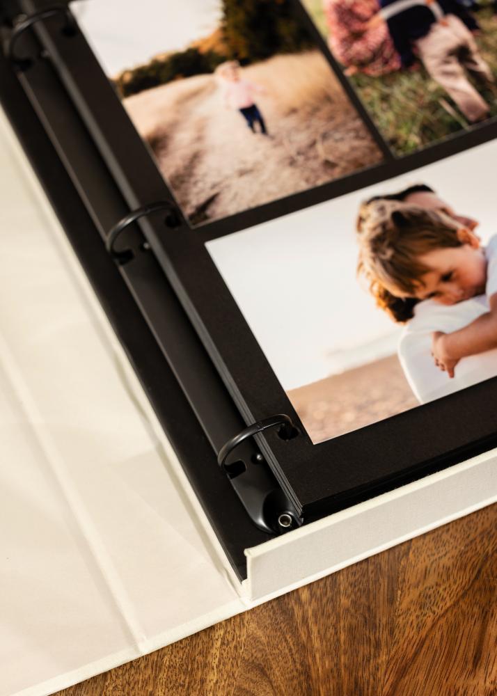 KAILA THROWBACK Cream - Coffee Table Photo Album (60 Pagine nere / 30 fogli)