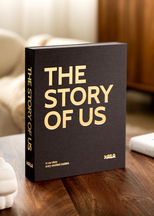 KAILA THE STORY OF US Black - Coffee Table Photo Album (60 Pagine nere)