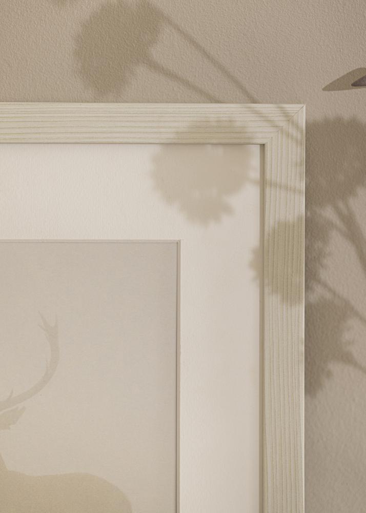 Cornice Fiorito Bianco 40x50 cm