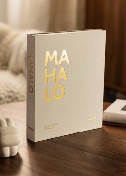 KAILA MAHALO Crema - Coffee Table Photo Album (60 Pagine nere / 30 fogli)