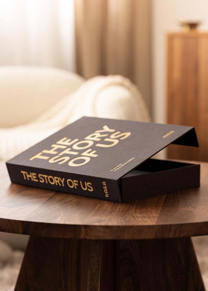 KAILA THE STORY OF US Black - Coffee Table Photo Album (60 Pagine nere)