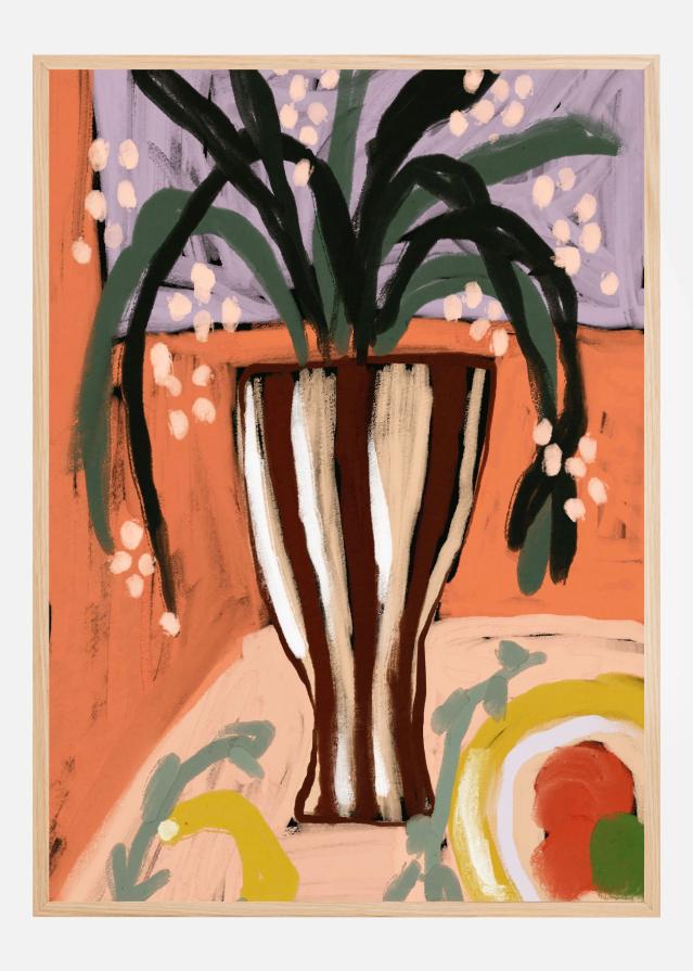 Floral still life no 3 Poster