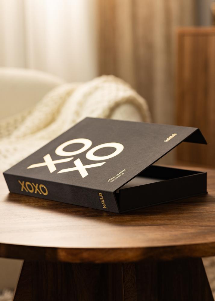 KAILA XOXO Black - Coffee Table Photo Album (60 Pagine nere / 30 fogli)