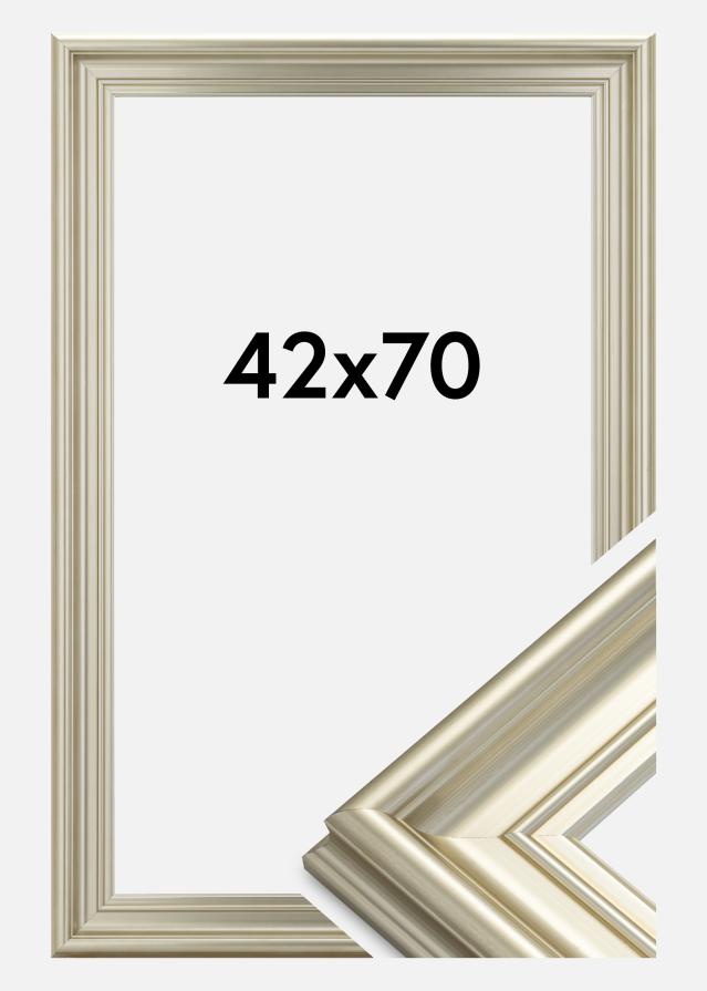 Cornice Mora Premium Argento 42x70 cm