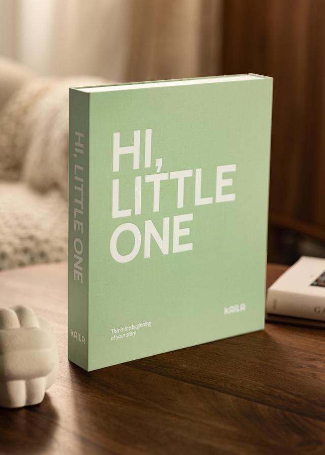 KAILA HI LITTLE ONE Menta - Coffee Table Photo Album (60 Pagine nere)