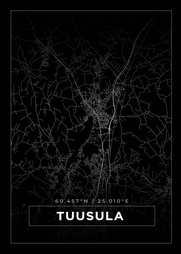 Mappa - Tuusula - Poster nero