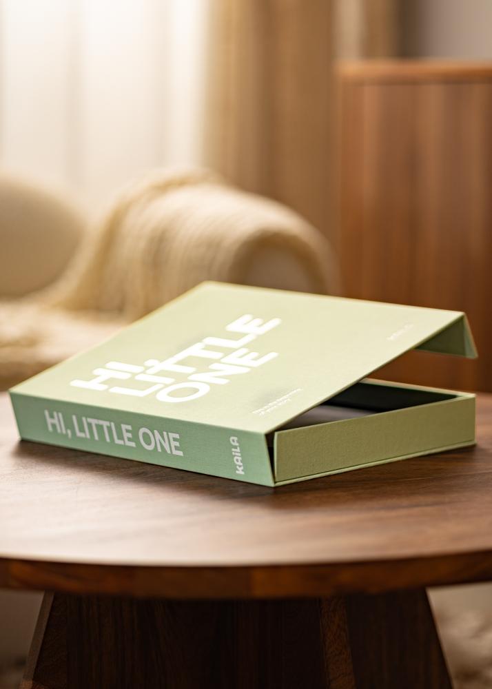 KAILA HI LITTLE ONE Menta - Coffee Table Photo Album (60 Pagine nere)