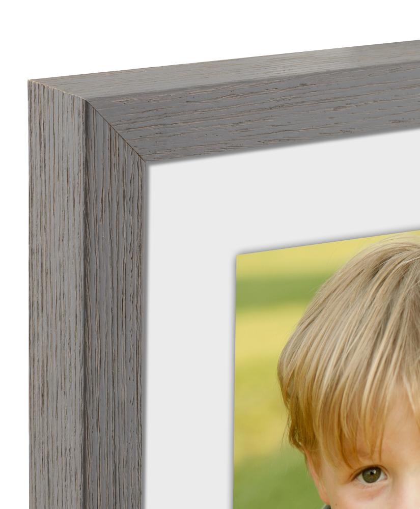 Cornice Björkö - Grigio con venature - Dimensioni personalizzabili